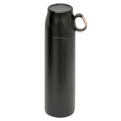 Termos z zakrętką w kształcie filiżanki czarny 500 ml