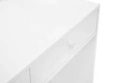 Toaletka z lustrem i oświetleniem biała