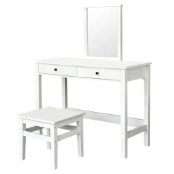 Toaletka z lustrem i taboretem SEDGAR