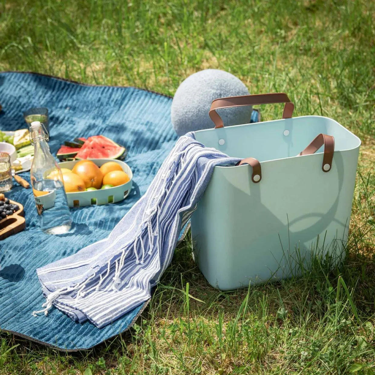 Torba na zakupy MULTIBAG niebieska 25 l