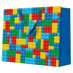 Torba prezentowa COLORFUL BRICKS 33,5x26,5 cm