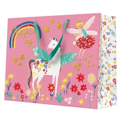 Torba prezentowa FAIRY UNICORN 33,5x26,5 cm