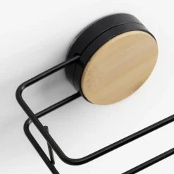 Uchwyt na papier toaletowy bamusowo-czarny