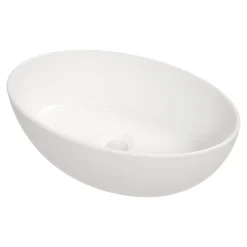 Umywalka ceramiczna nablatowa biała ALPINIA 45,5 cm