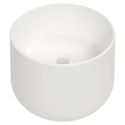 Umywalka ceramiczna nablatowa biała ARNIKA 37,5 cm