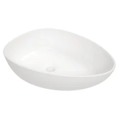 Umywalka ceramiczna nablatowa biała ALPINIA 47 cm