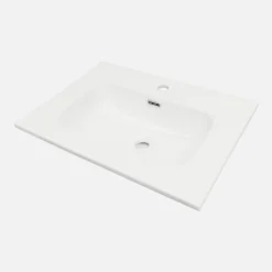 Umywalka ceramiczna wpuszczana w blat TUBO 60 cm