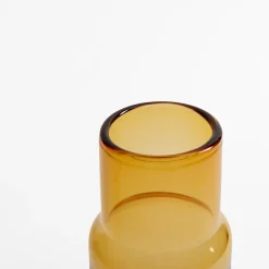 Wazon szklany BURSZTYN 7x19 cm