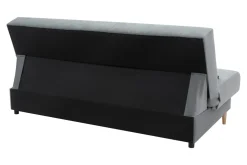 Wersalka szara welurowa LIMA NEW