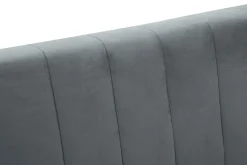 Wersalka szara welurowa LIMA NEW