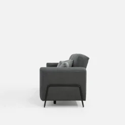 Wersalka szara z poduszkami ELIS