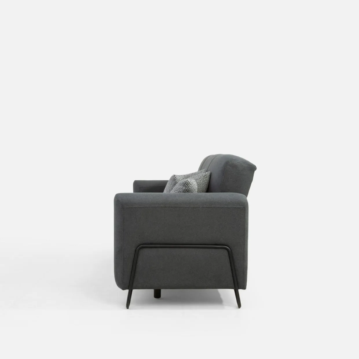 Wersalka szara z poduszkami ELIS