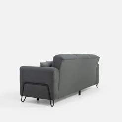 Wersalka szara z poduszkami ELIS