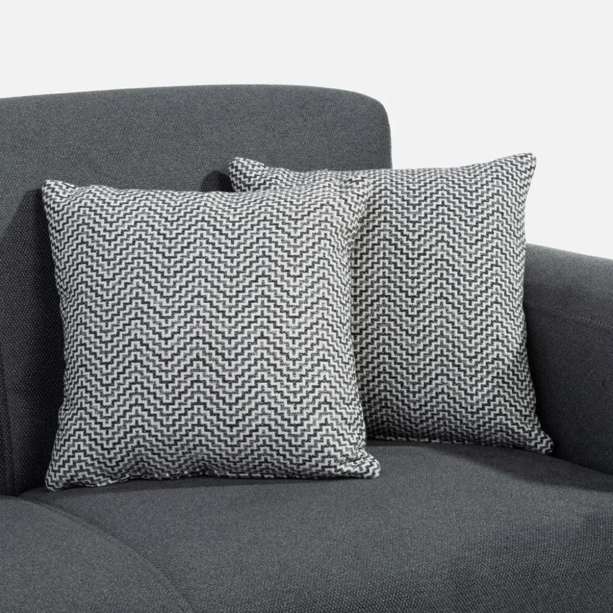 Wersalka szara z poduszkami ELIS