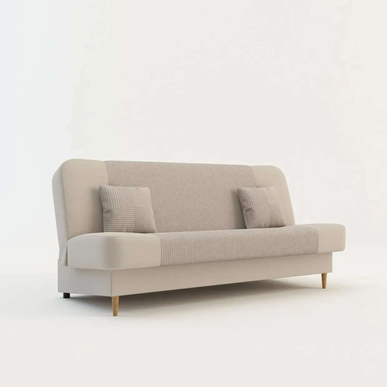 Wersalka sztruksowa beżowa LUPPO