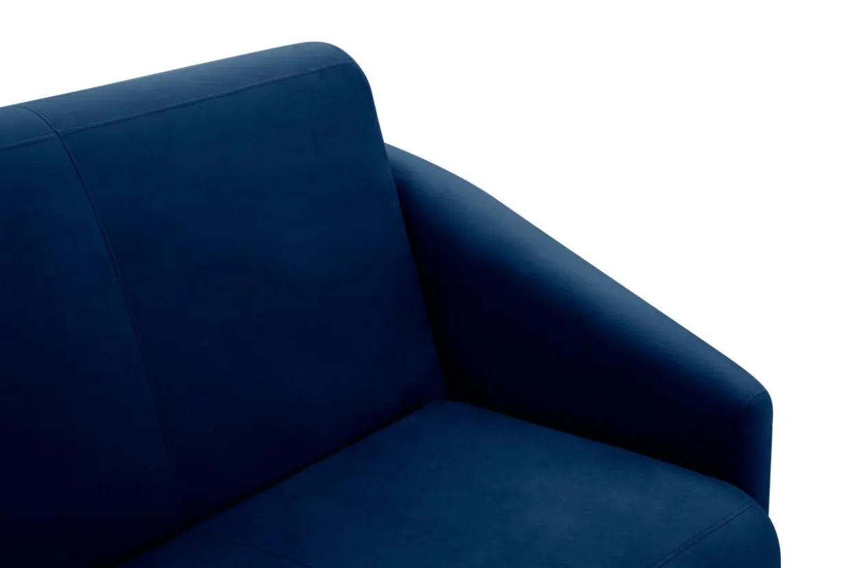 Wersalka welurowa granatowa MILTON