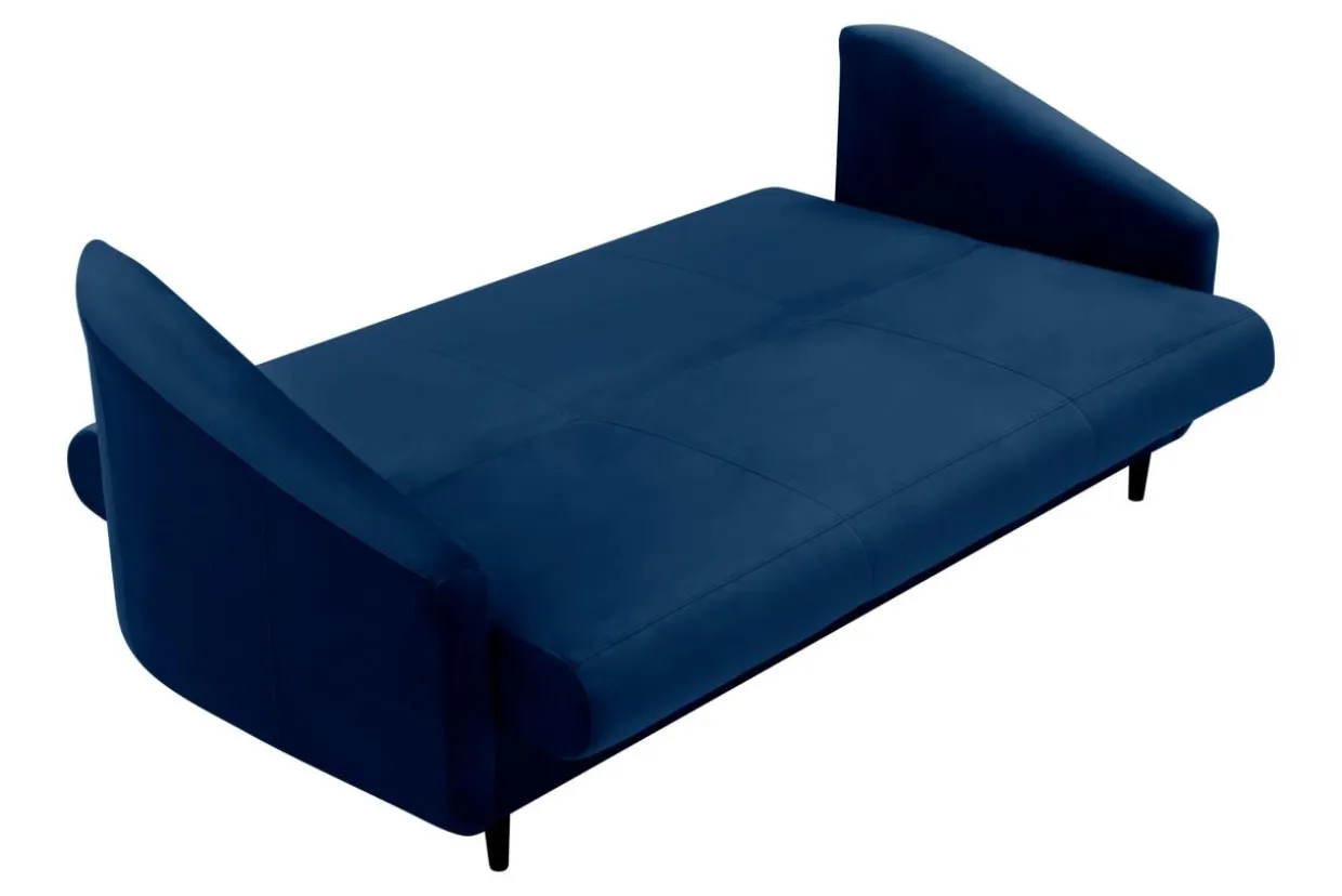 Wersalka welurowa granatowa MILTON