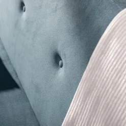 Wersalka welurowa niebieska LOME NEW