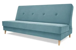 Wersalka welurowa niebieska LOME NEW