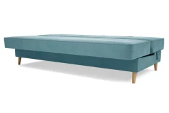 Wersalka welurowa niebieska LOME NEW