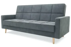 Wersalka welurowa szara PEAK NEW