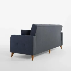 Wersalka z 2 poduszkami granatowa LATIKA