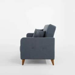 Wersalka z 2 poduszkami granatowa LATIKA