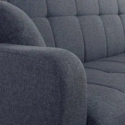 Wersalka z 2 poduszkami granatowa LATIKA