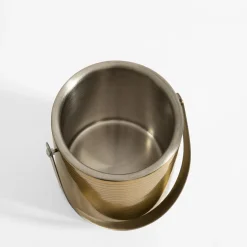 Wiaderko do lodu złote 15x15 cm