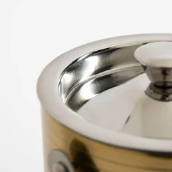 Wiaderko do lodu złote 15x15 cm