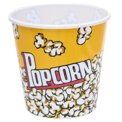 Wiaderko na popcorn i przekąski żółte 2,8 l