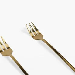 Widelczyki do ciasta z ozdobną końcówką, 2 sztuki