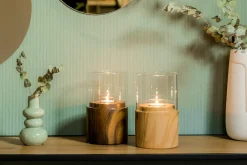 Świecznik ceramiczny na 1 tealighta 19 cm