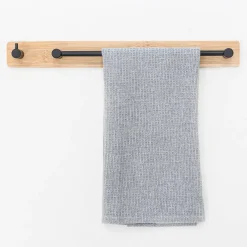 Wieszak bambusowy na ręczniki