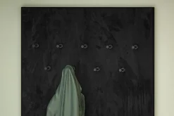 Wieszak ścienny tapicerowany VASCO