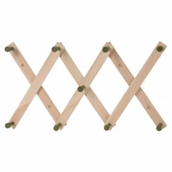 Wieszak drewniany do przedpokoju 12,5x31,5 cm MIX