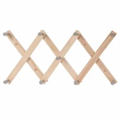 Wieszak drewniany do przedpokoju 12,5x31,5 cm MIX