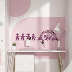 Wieszak DZIECI różowy KIDDON