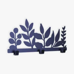 Wieszak granatowy LIŚCIE KIDDON