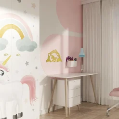 Wieszak JEDNOROŻEC żółty KIDDON