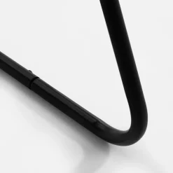 Wieszak na ręczniki czarny 46x35x82 cm