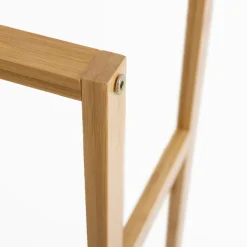 Wieszak na ręczniki podwójny bambusowy