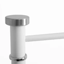 Wieszak na ręczniki stojący biały 90 cm