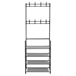 Wieszak na ubrania z półkami 60x26x155 cm
