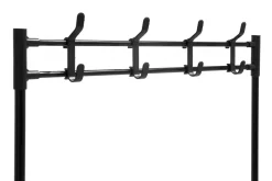 Wieszak na ubrania z półkami 60x26x155 cm