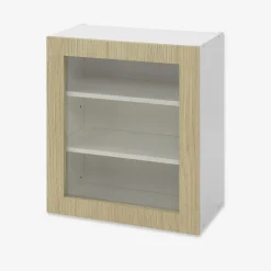 Witryna BASIC PLUS BP/G60W sand barbera oak