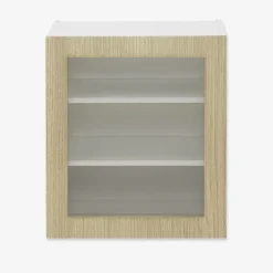 Witryna BASIC PLUS BP/G60W sand barbera oak