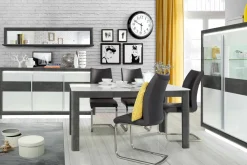 Witryna CANNE NEW 1DS CQNV712LB z oświetleniem