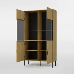 Witryna do salonu dąb baltic MOND