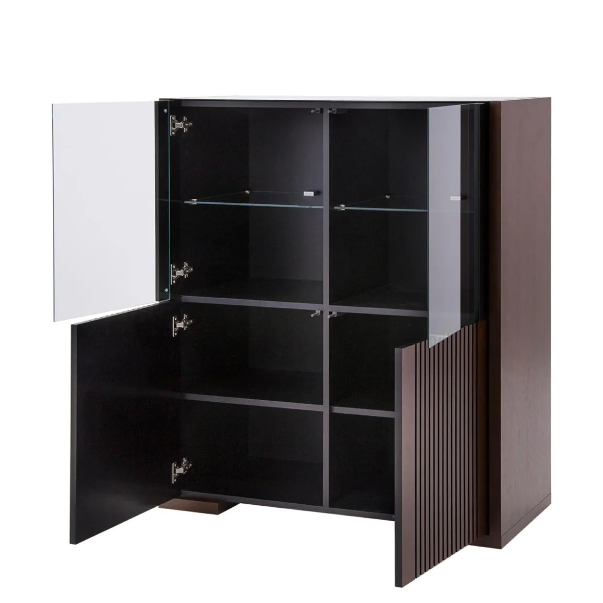 Witryna do salonu niska CHARLOTTE